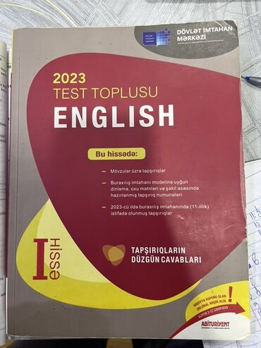 azerbaycan dili test toplusu 2 ci hisse pdf yukle 2023: Məhsul: “2023 Test Toplusu – English (I hissə)” Nəşriyyat: Dövlət