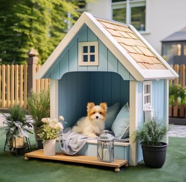 Yuvalar: İstənilən növ it evlərinin sifarişi qəbul olunur.Materiallar taxtadan — 21