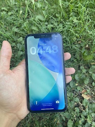 Apple iPhone: IPhone 11, Б/у, 128 ГБ, Черный, 72 % — 2