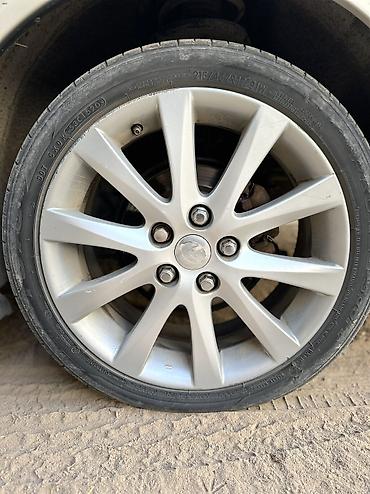 авто запчас бишкек: Дөңгөлөктөр монтажда 215 / 45 / R 17, Жай, Колдонулган, Комплект, Жеңил унаалар, Куйма, тешиктери - 5 — 4
