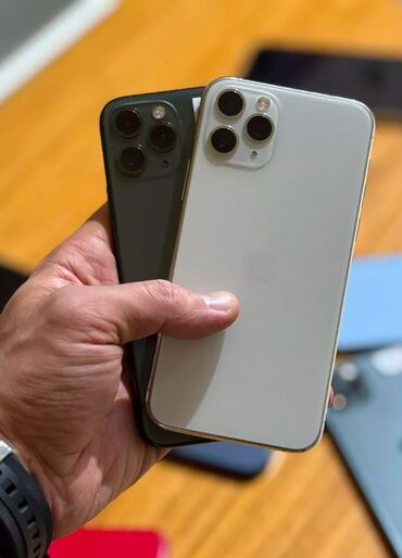 Apple iPhone: IPhone 11 Pro, 256 GB, Zəmanət, Barmaq izi, Simsiz şarj