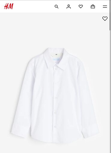 белые блузки больших размеров: Мектеп формасы, түсү - Ак, Жаңы