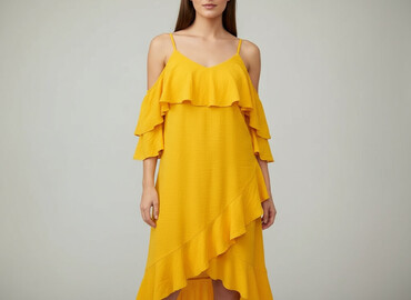 zolte rajstopy: Women`s dress, size M