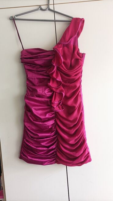 modeli dugih haljina: L (EU 40), color - Pink, Evening, Long sleeves