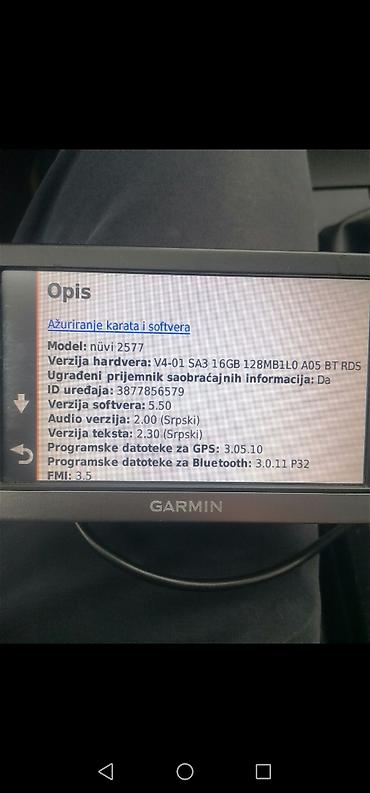 GPS za auto: Garmin auto GPS navigacija - Brend/model: Garmin (serija sa velikim — 11