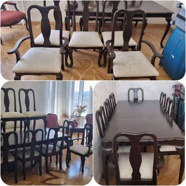 садовая мебель пластиковая: RumiMasa desti 600₼ satilir .Temiz,agacdi 1700₼ alinib .Unvan Yasamal
