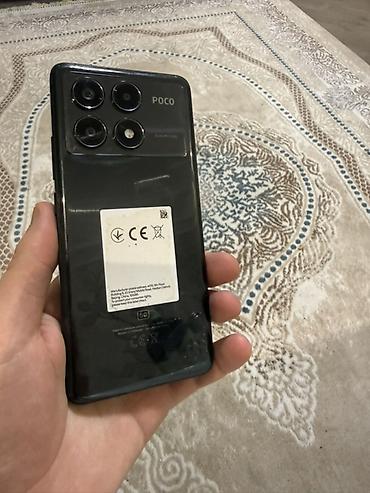 nokia magic max 5g: Poco X6 Pro 5G, 512 GB, rəng - Qara, Barmaq izi, Face ID — 3