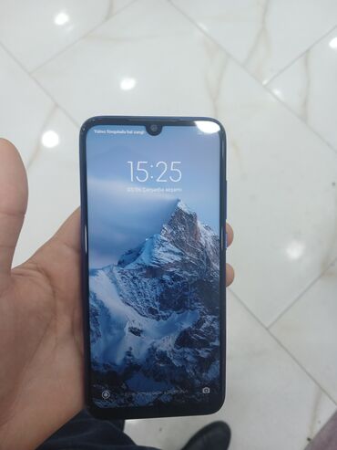 smart telefonlar: Xiaomi Redmi Note 7, 32 GB, rəng - Göy, 
 Barmaq izi