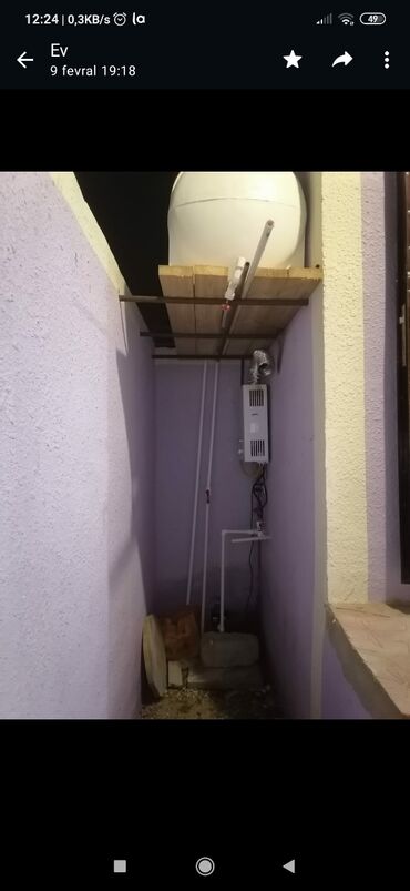 zabrat sabuncu kiraye ev: 35 kv. m, 1 otaqlı, Qaz, İşıq, Su