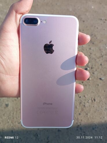 Elektronika: IPhone 7 Plus, 128 GB, Rose Gold, Barmaq izi, Simsiz şarj