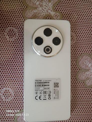 nar limitsiz 1 saat: Tecno Spark 30, 256 GB, rəng - Ağ, Zəmanət, Barmaq izi, İki sim kartlı — 2