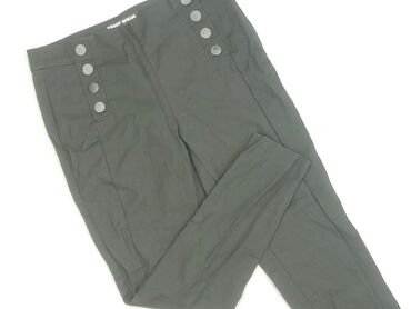 woskowane spodnie z wysokim stanem h m: Tally Weijl, Material trousers for women, size M (EU 38)