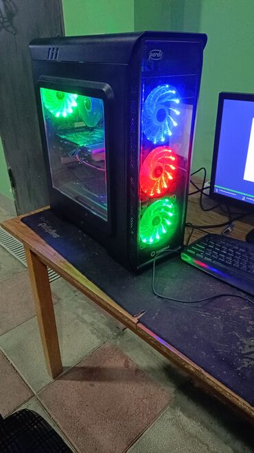 ikinci əl komputer: I7 3770k +16 ram +256ssd hdd+rx 580 8gb++Gammer pc