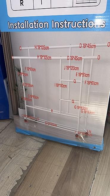 divan pulsuz: İki asqılı geyim və saxlama rəfi (Double-Rod Storage Rack). Ölçüləri — 3