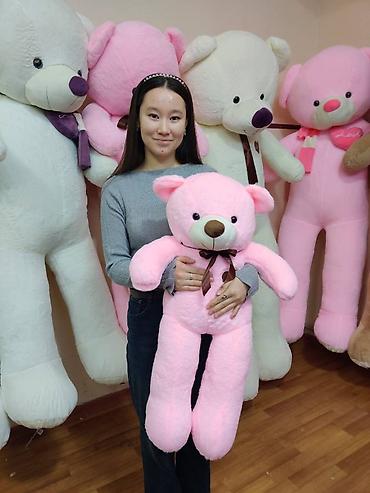 Игрушки: Мишка 60 см бесплатная доставка по Бишкеку 🧸60 см 1000 сом — 5