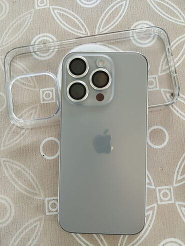 soyuducu qiymetleri 2022: IPhone 15 Pro, Gümüşü, Face ID