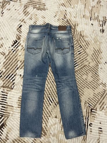 джинсы forever 21: Мужские джинсы, XL (EU 42), Hugo Boss, Б/у, цвет - Голубой, Самовывоз