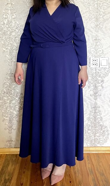 юбка 46 размер: Коктейльное платье, Миди, 3XL (EU 46)