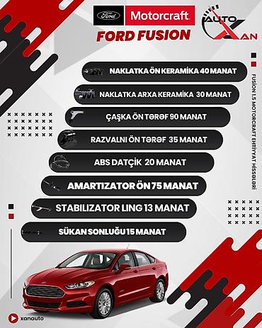 ford satisi: Ford Fusion, 2015 il, Analoq, Yeni — 1