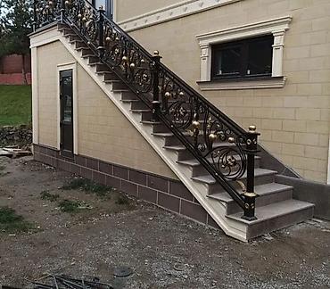 Готовые перила: Готовые перила, Материал: Кованное железо, Для крыльца — 39