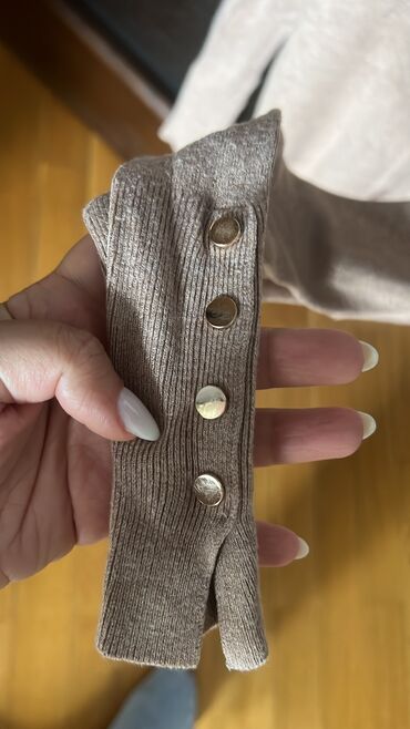 детские вязаные свитера: Кофта, Zara, S, цвет - Бежевый