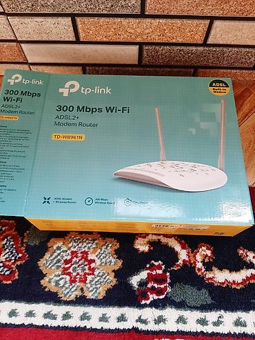 TP-Link TD-W8961N ADSL2+ Modem Router - Wi‑Fi sürəti: 300 Mbps (2.4