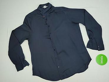 niebieska bluza: H&M, Koszula damska, rozmiar M — 2