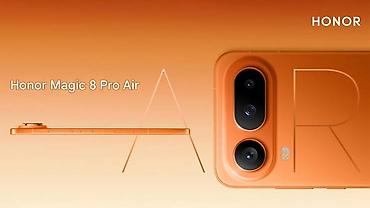 купить часы honor: Honor Magic 8 Pro Air, Новый, 256 ГБ, цвет - Оранжевый, eSIM, 2 SIM — 1