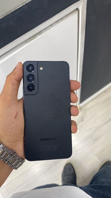 iphone 12 mini ekran: Samsung Galaxy S22, rəng - Qara, Barmaq izi