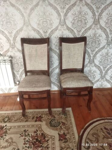 стул металлический: 2 eded stul biri 18 manat