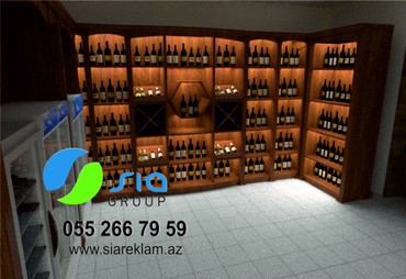 Sifarişlə digər mebel: Şerab mebillərinin sifarişlə yığılması