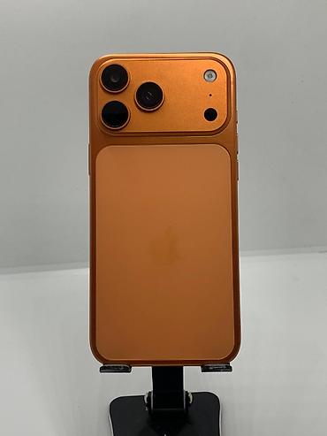 alisa max: IPhone 17 Pro Max, Б/у, 1 ТБ, Оранжевый, Чехол, Коробка, 100 % — 2