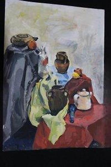 Stilske umetničke slike: SLIKA MRTVA PRIRODA, IMPRESIONIZAM, AKRIL NA KARTONU, 70X100 | Slika — 4