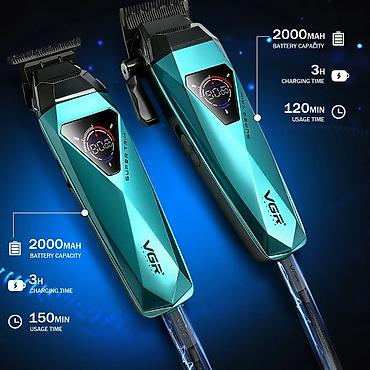 Бытовая техника: №: 13132 Məhsulun adı: Saç və saqqal trimmer dəsti VGR V-877 S2 TX — 3