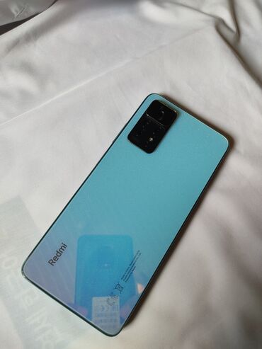 телефон алифон: Xiaomi, Redmi Note 11 Pro, Б/у, 128 ГБ, цвет - Голубой, 2 SIM