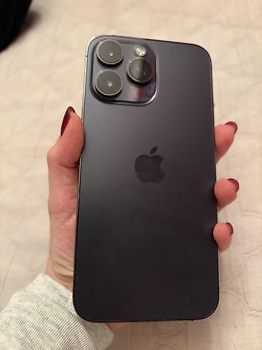 iphone irsad: IPhone 14 Pro Max, 256 GB, Graphite, Qırıq — 5
