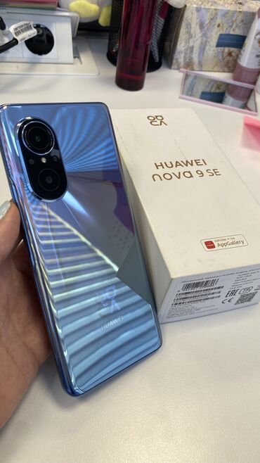 Huawei: Huawei Nova 9 SE, 128 ГБ, цвет - Голубой, С документами