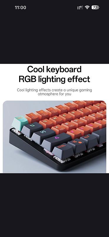 rampage v902 ikinci el: Klaviatura - MUCAI MKA610B. RGB, Mexaniki (Red Switch) Duymeler — 10