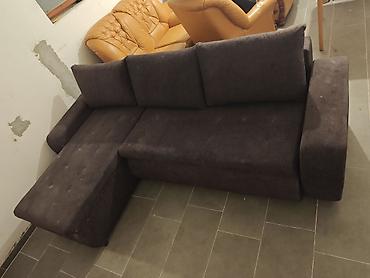 Ugaona garnitura na razvlačenje - Model: L-ugaona sofa sa ležajem -