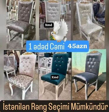 Masa və oturacaq dəstləri: Stul yeni rəng seçimi var