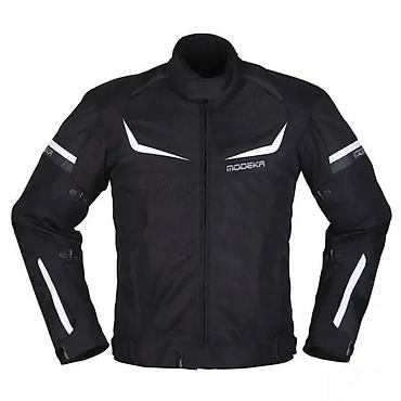 trcanje: Modeka muška moto jakna – tekstilna, crna, sportsko-turing kroj - — 1