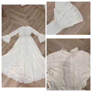 кара балта платя: Детское платье, цвет - Белый, Новый