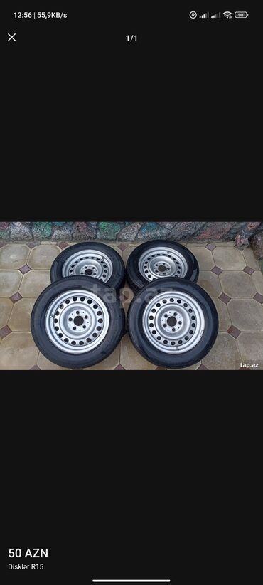 aftamabil: İşlənmiş Disk Opel R 15, 5 Boltlu