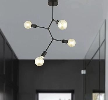 Çılçıraq, 4 lampa, Metal