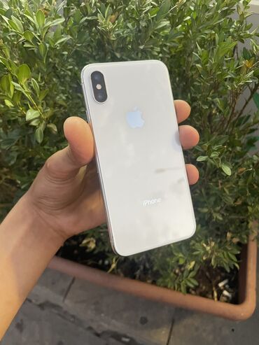 iphone bərdə: IPhone X, 256 GB, Ağ