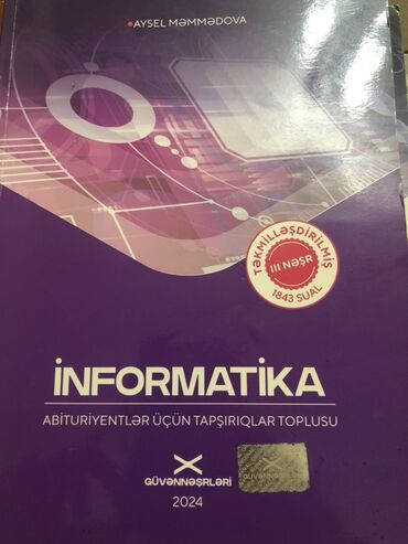 İnformatika: Məhsul: “İnformatika – Abituriyentlər üçün tapşırıqlar toplusu”