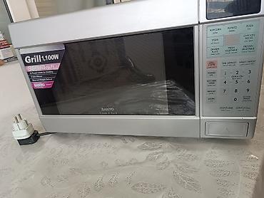 Mətbəx texnikası: SANYO Cook ‘n’ Grill mikrodalğalı soba Xüsusiyyətlər: - 1 100 W güc — 7