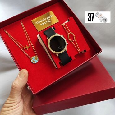 Saat dəstləri: Klassik Saat dəsti, rəng - Qara — 18