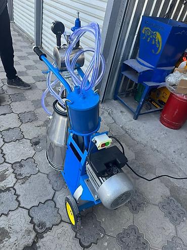 Товары и оборудование для с/х животных: Доильный аппарат на тележке для коров Описание: - Мобильная установка — 4