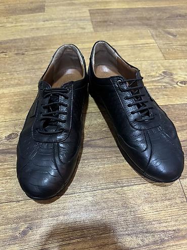 tebii deri: Məhsul: Kişi ayaqqabısı – qara, bağcığazlı, klassik-stil komfort model — 1